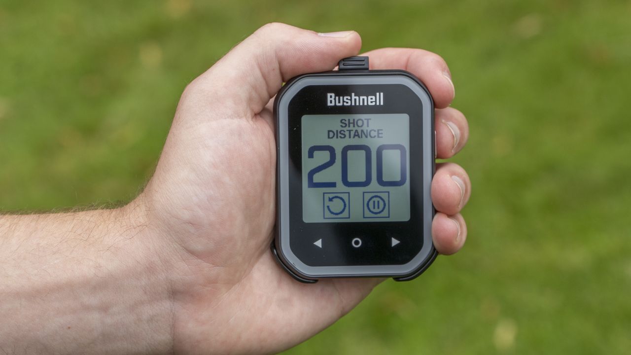 Shot distance function on the Bushnell Phantom 3 Slope GPS