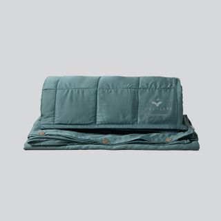 Owl + Lark Green Weighted Blanket | Best Uk Price | Beds Are Uzzz | Luxury Sleep Studios