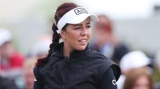 Georgia Hall playing in the AIG Women's Open
