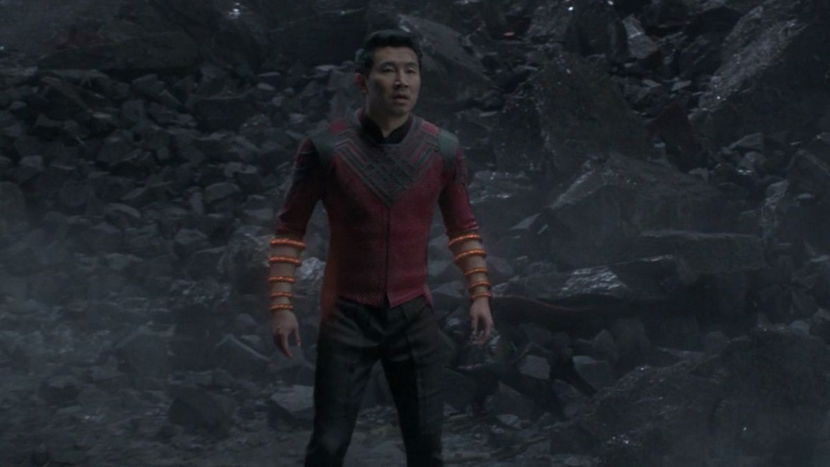 Simu Liu&#039;s Shang-Chi with ten rings on his arms