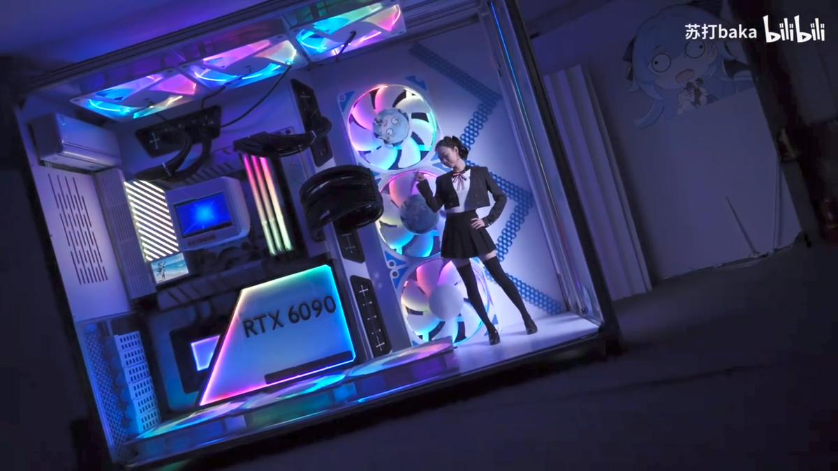Screenshot of Soda Baka PC build video