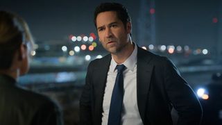Manuel Garcia-Rulfo in The Lincoln Lawyer looking confused. 