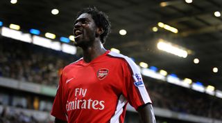Emmanuel Adebayor of Arsenal
