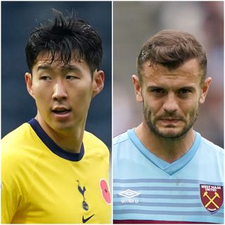 Son Heung-min and Jack Wilshere