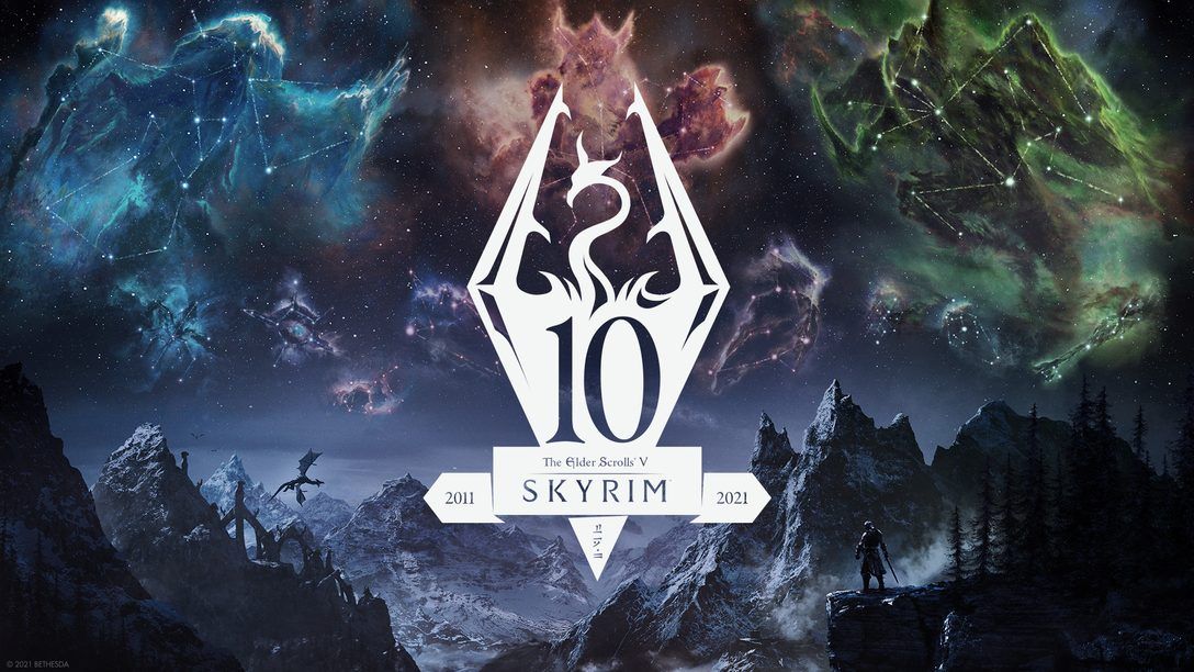 The logo for The Elder Scroll V: Skyrim Anniversary Edition