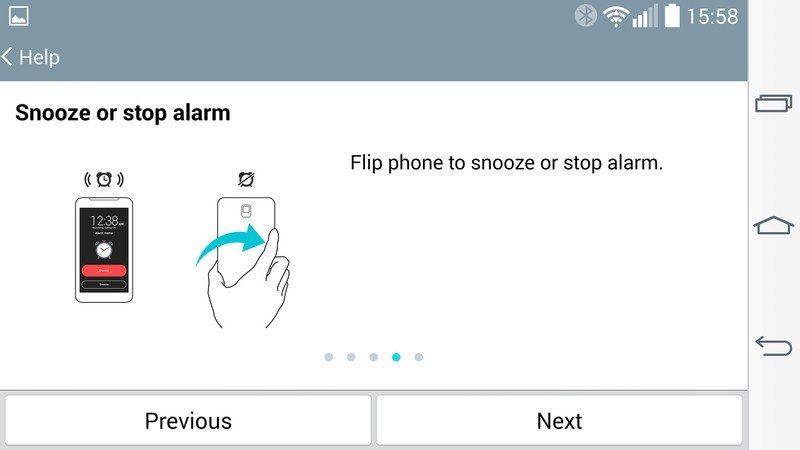 LG G3 gestures
