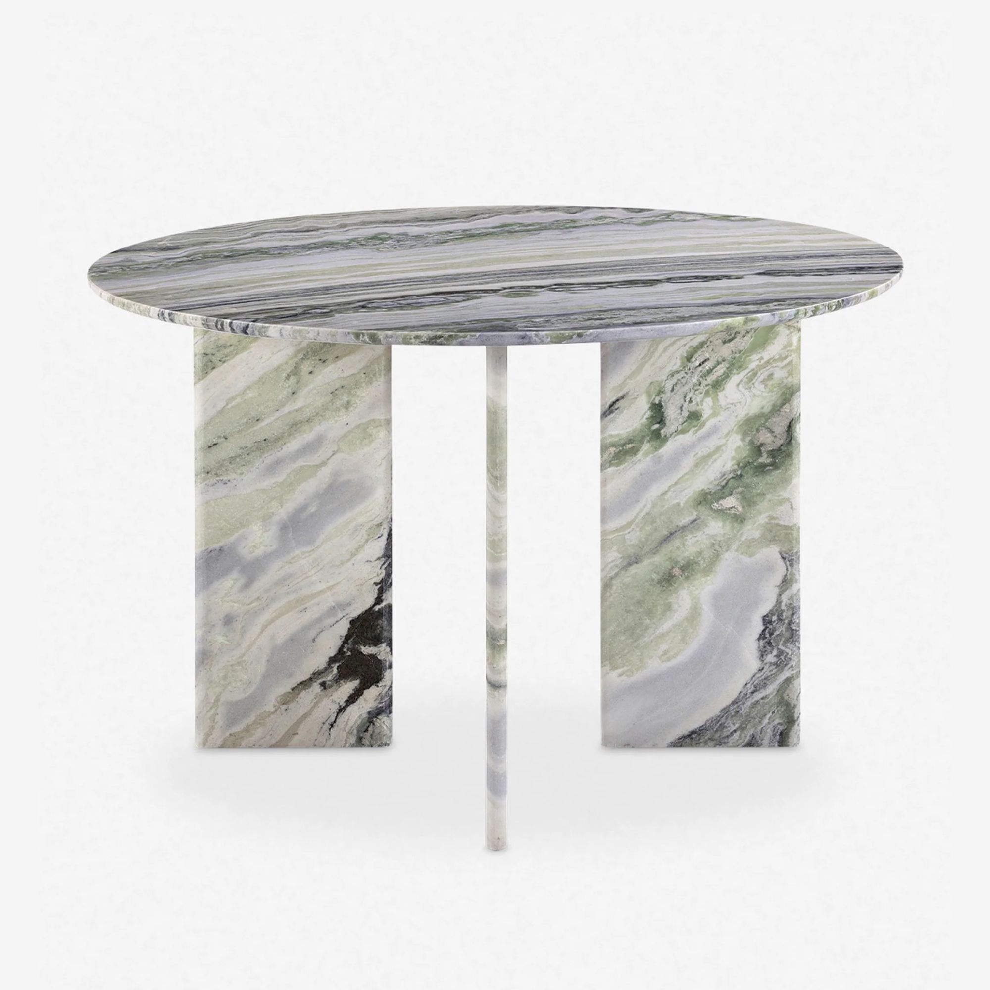 lulu and georgia green marble table