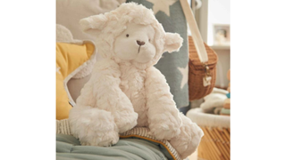A cute Larry Lamb Soft Toy from Mamas and Papas