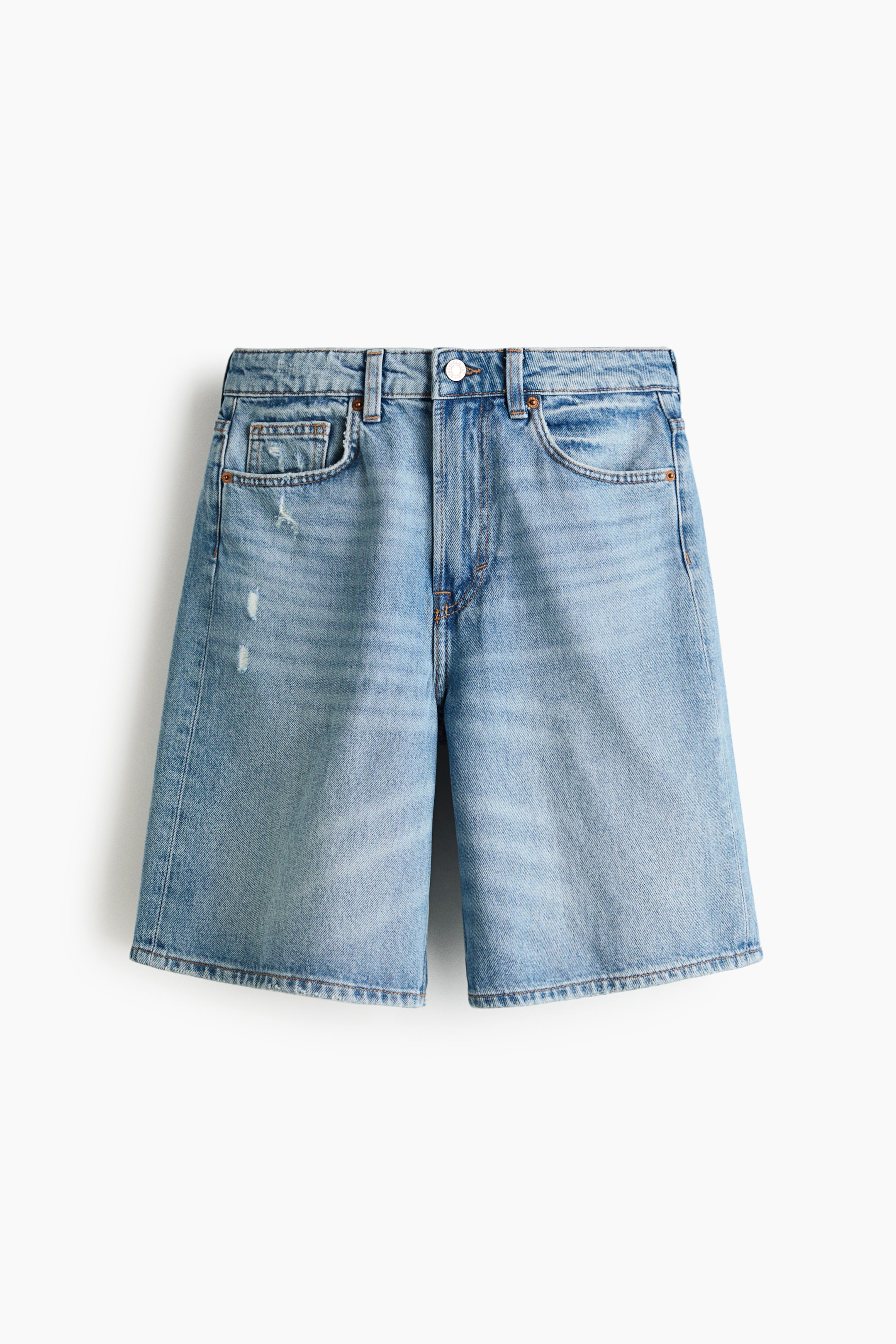 Denim Bermuda Shorts