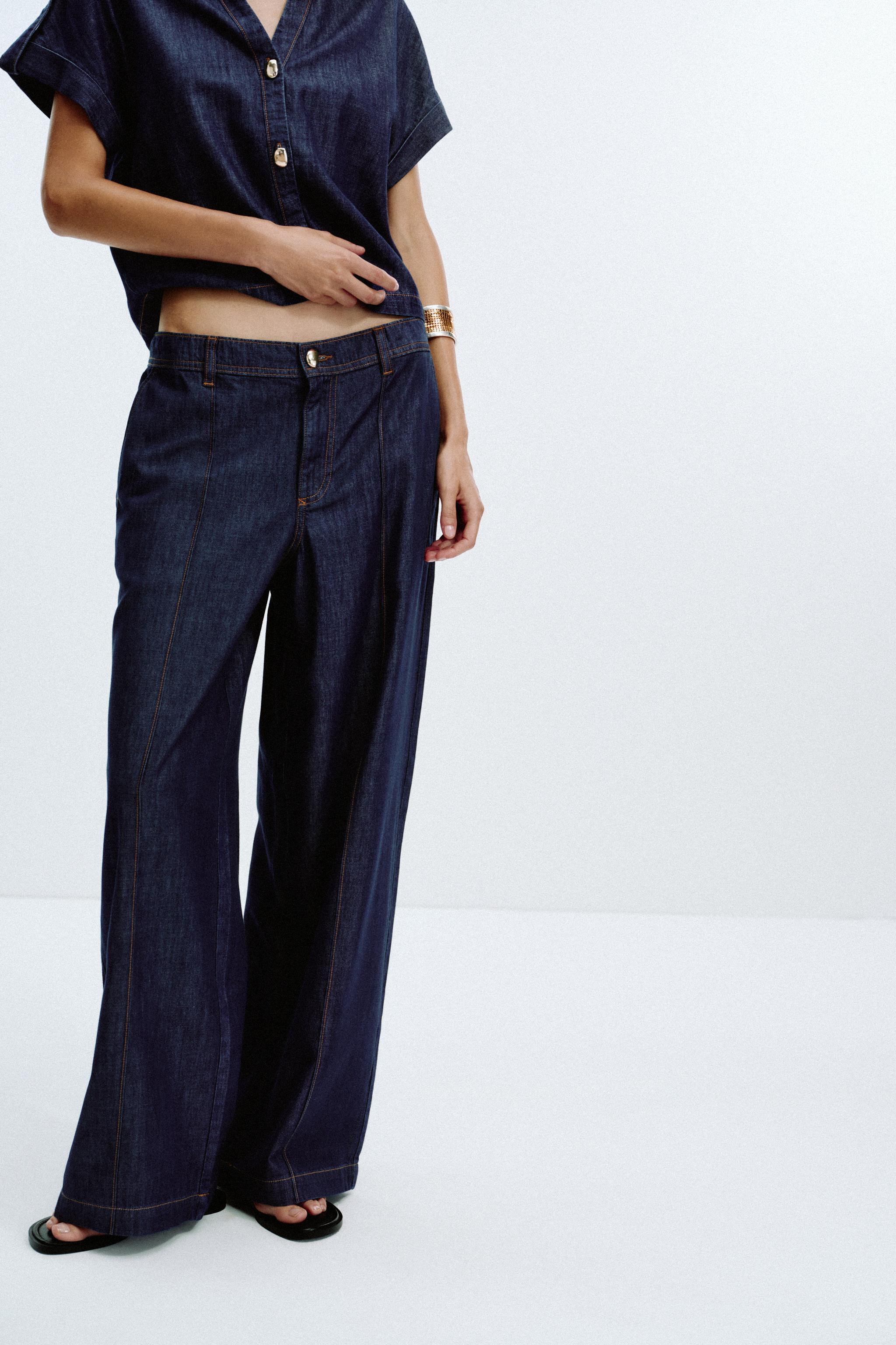 Z1975 Wide Leg Seam Jeans