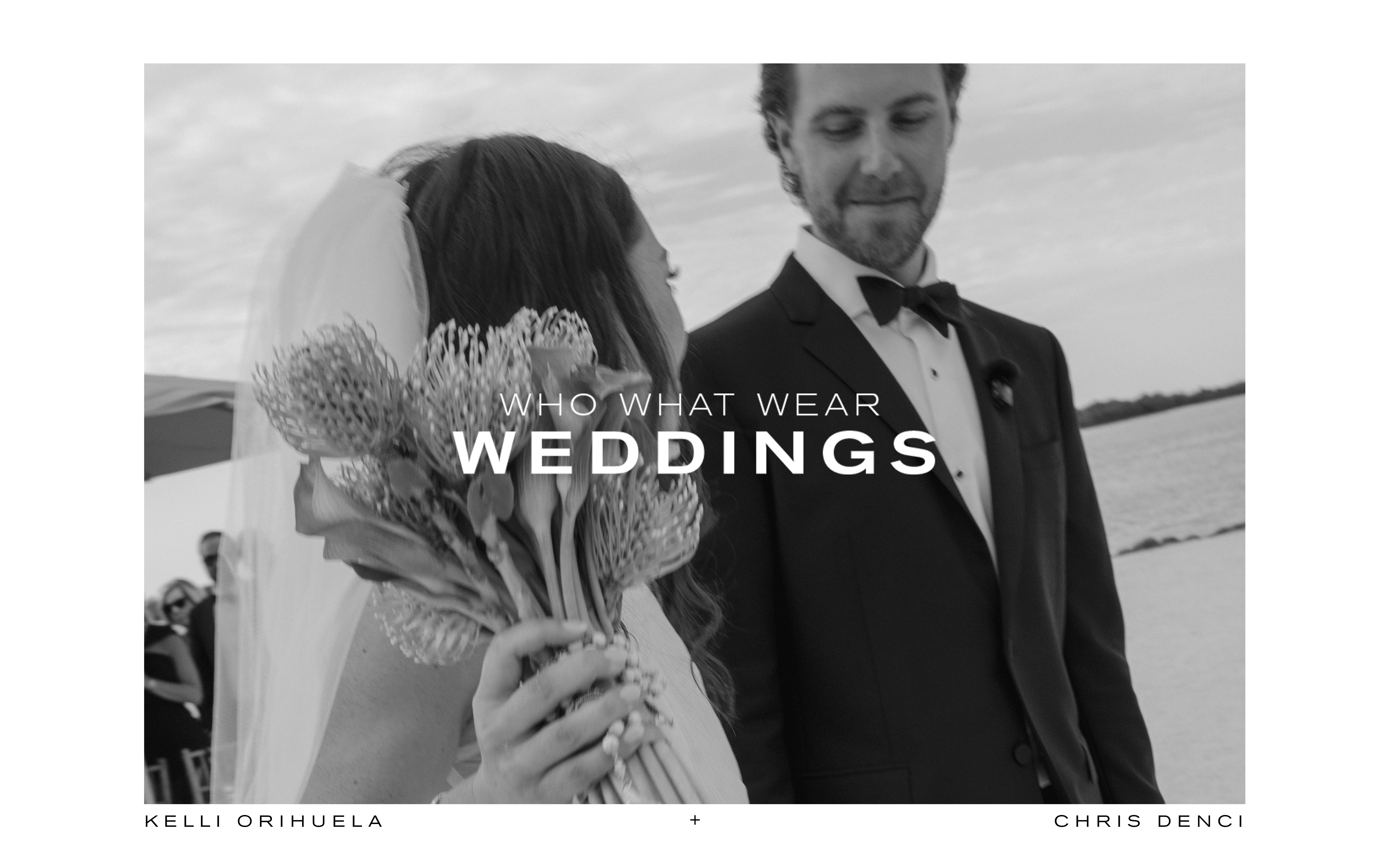 A GIF of Kelli Orihuela and Chris Denci at their wedding in south Florida.
