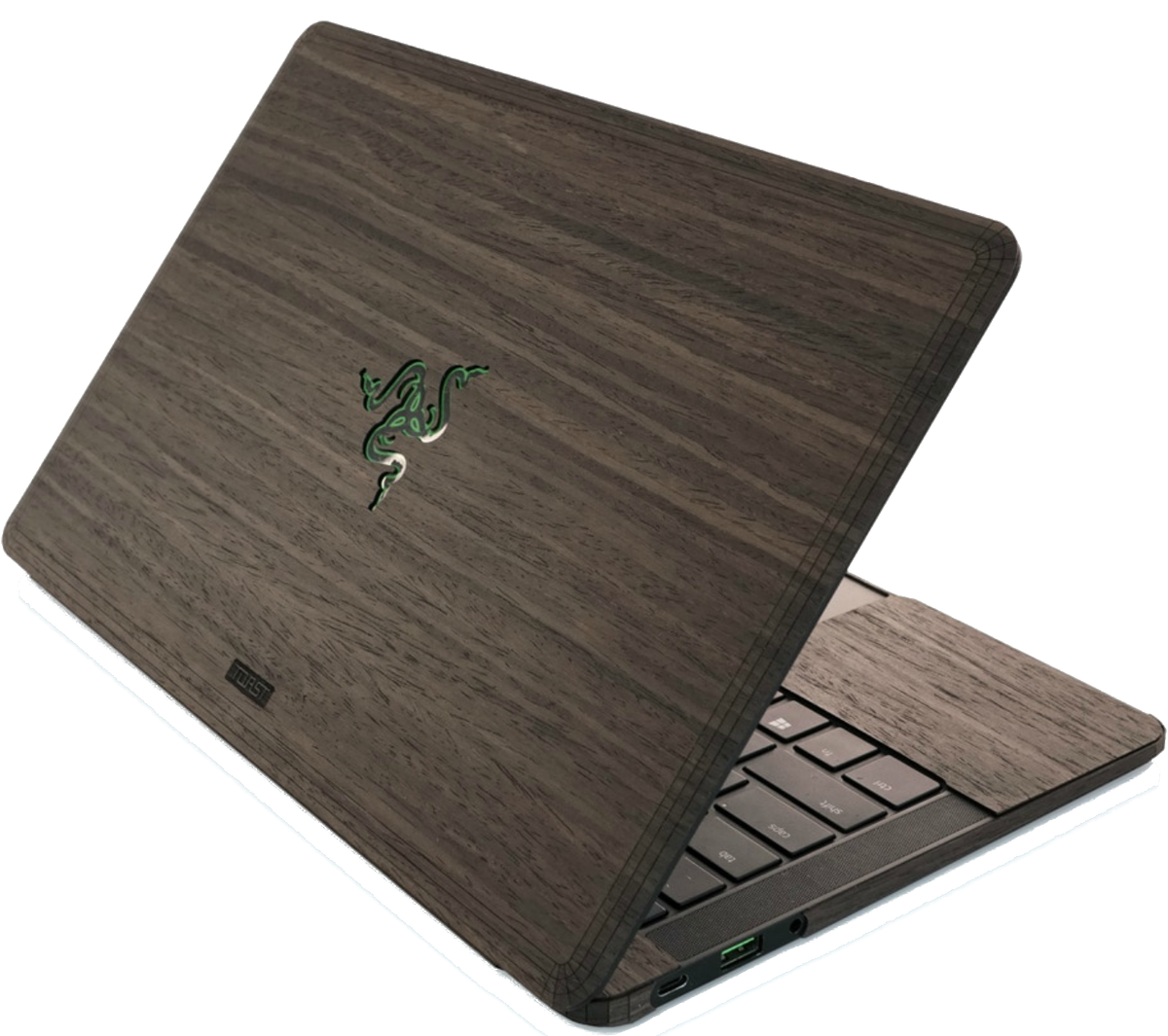 Toast launches rustic wood covers for Razer Blade 15 Advanced Windows