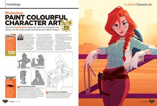 ImagineFX double page spread