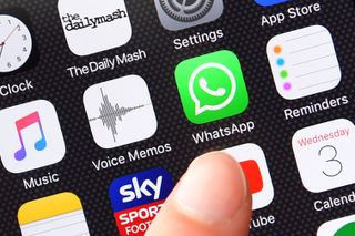 You may never need to tap this WhatsApp icon on your iPhone again. Credit: Thomas Trutschel/Getty