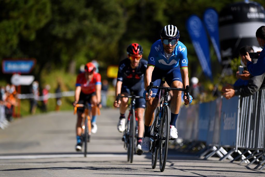 Alejandro Valverde (Movistar) on stage 3 of Itzulia Basque Country