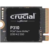 Price watch: NEW DEAL!Crucial P310 2230 | 1 TB | PCIe 4.0 | 7,100 MB/s read | 6,000 MB/s write | $171.99 $69.99 at Amazon (save $102)