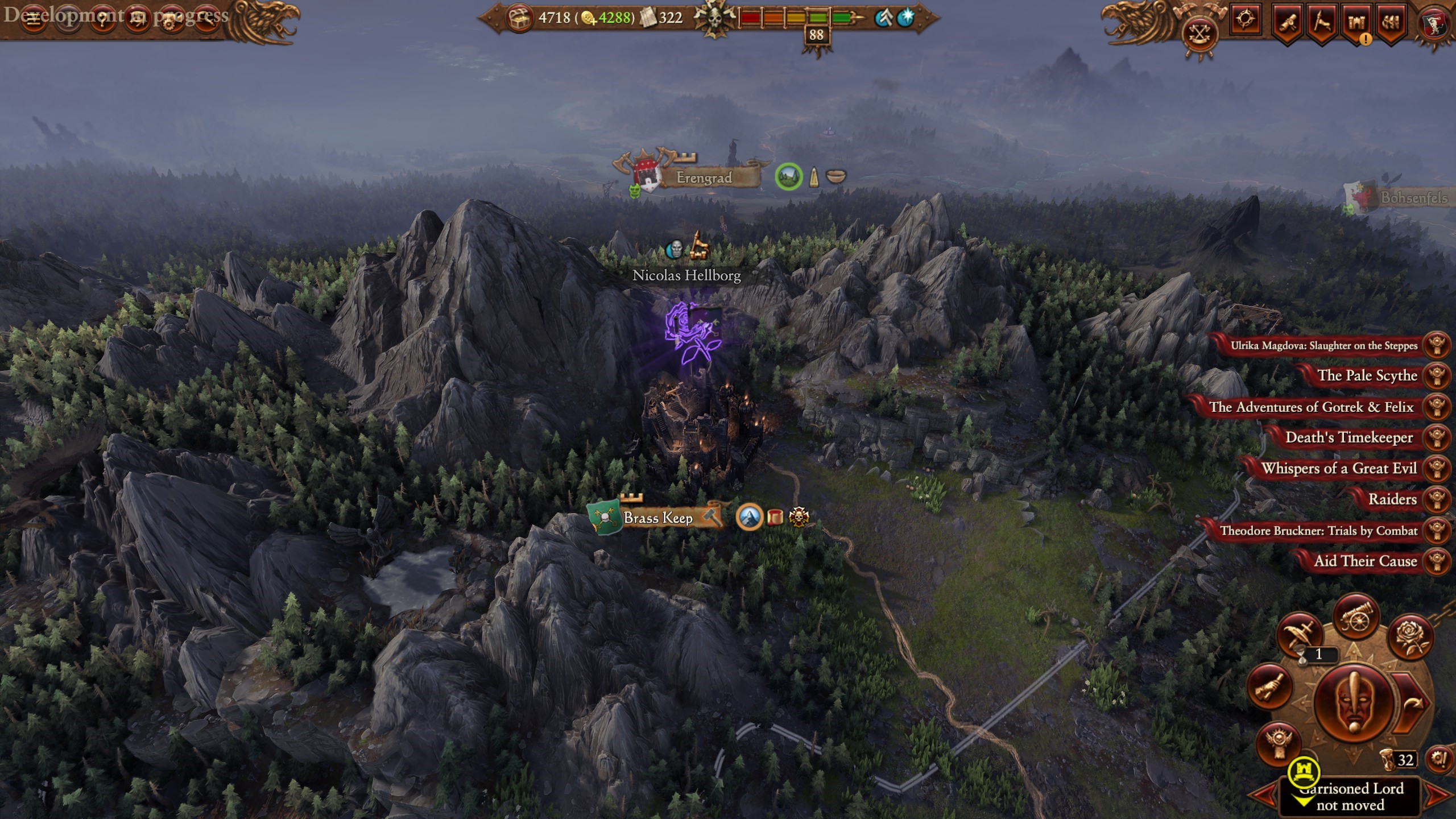 Total War: Warhammer 3 Elspeth's vision - Brass Keep