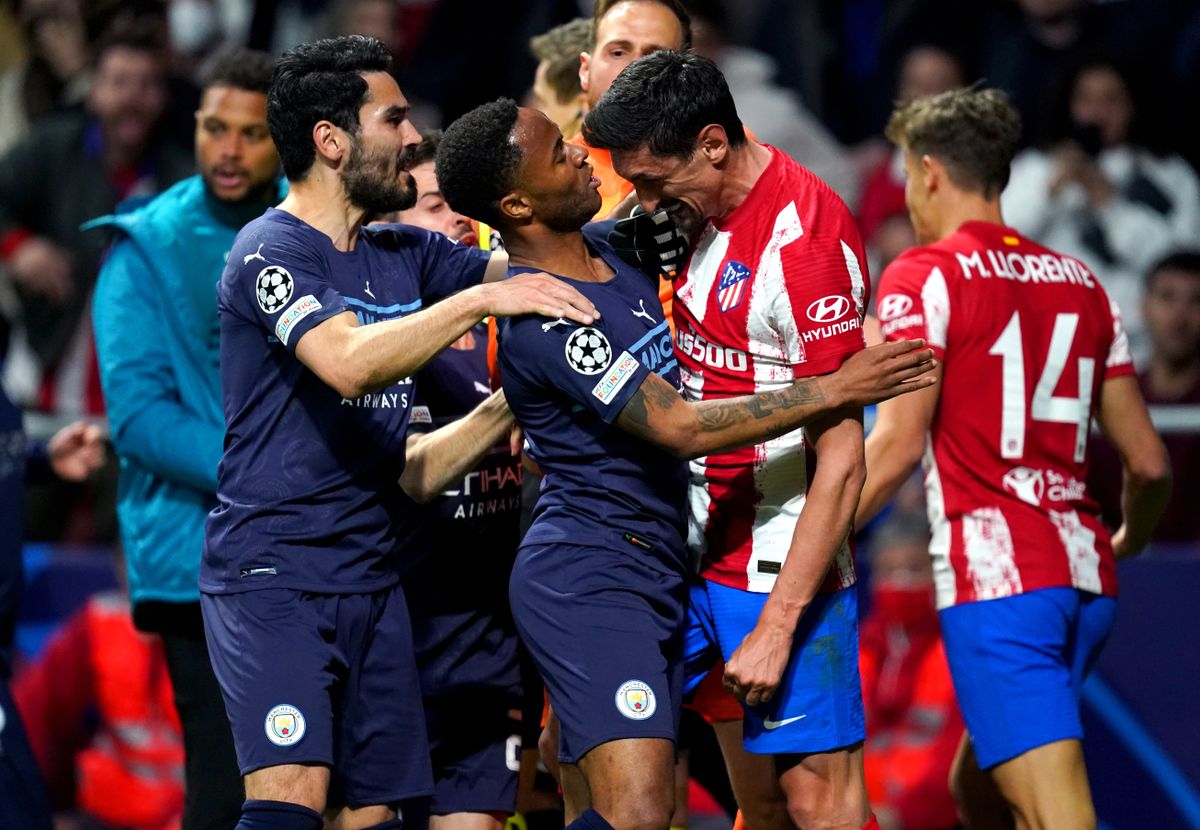 Manchester City Keep Atletico Madrid At Bay In Ill-tempered Showdown ...