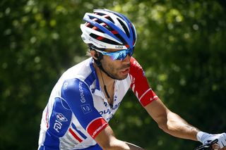 Thibaut Pinot (Groupama-FDJ) climbs during stage 9 at the Giro d'Italia