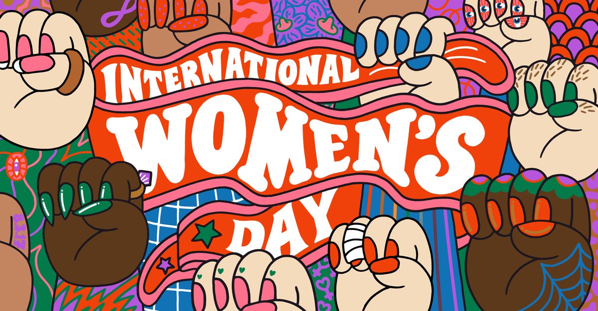 Kate Prior's powerful illustration looks ready to smash the patriarchy
