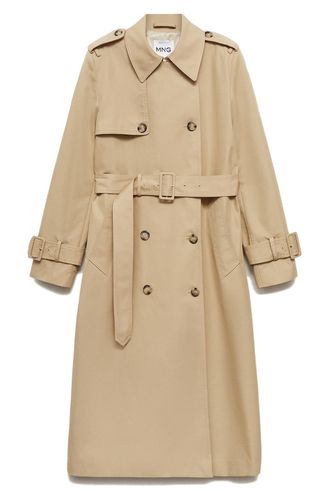 Cotton Blend Trench Coat