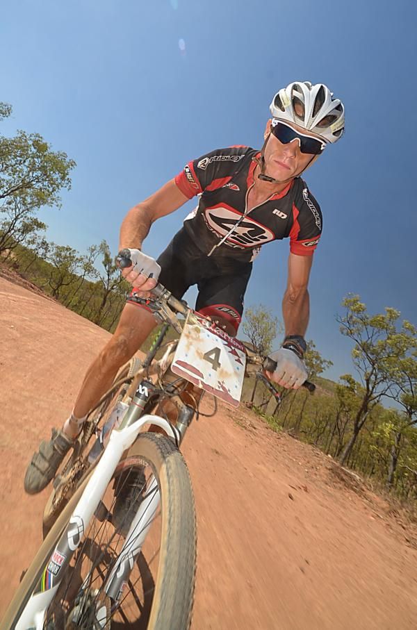 Mike Mulkens on the way to winning his first Crocodile Trophy stage