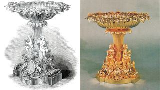 An illustration and a photo of the Lily Font