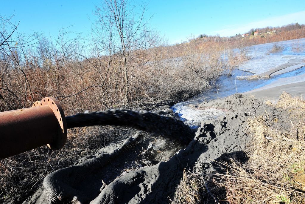 Coal ash disposal.