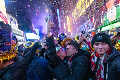 Revelers celebrate 2023 in Times Square