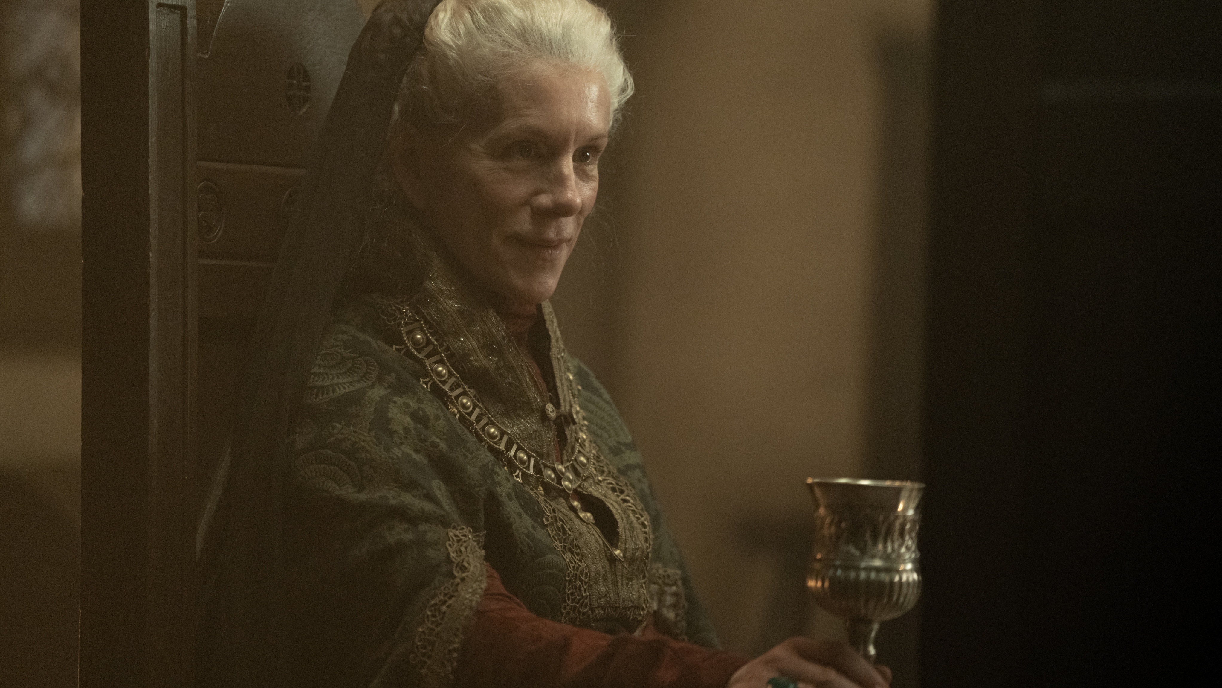 Juliet Stevenson plays Lady Emma in King & Conqueror