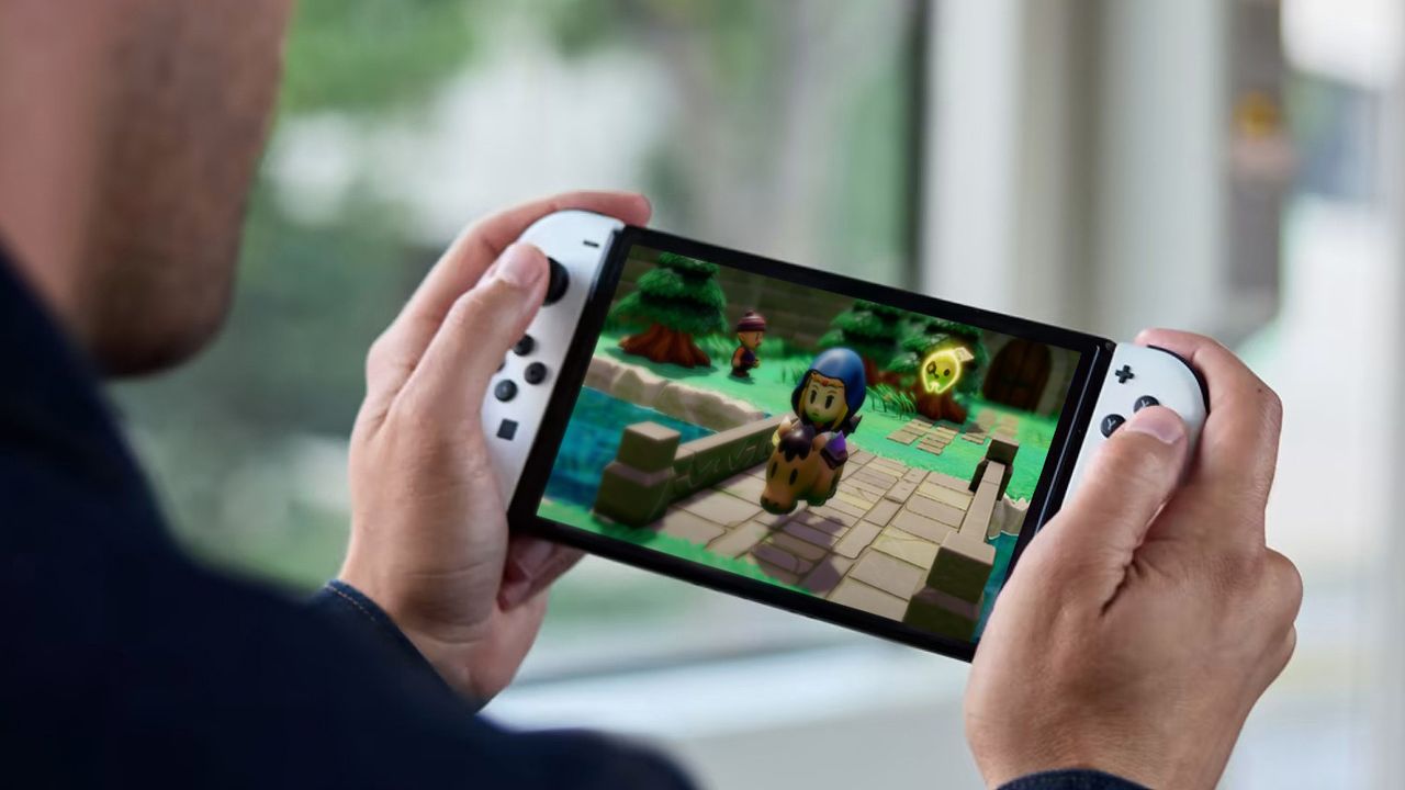 Nintendo Switch with Zelda Echoes of Wisdom