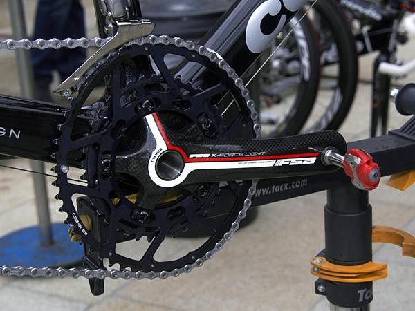 Carlos Sastre (CSC-Saxo Bank) goes elliptical with Rotor's Q-Rings.