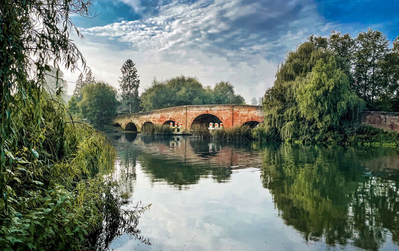 The River Thames flowing through Berkshire.