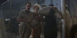 Dan Aykroyd and Kate Capshaw in Indiana Jones and the Temple of Doom