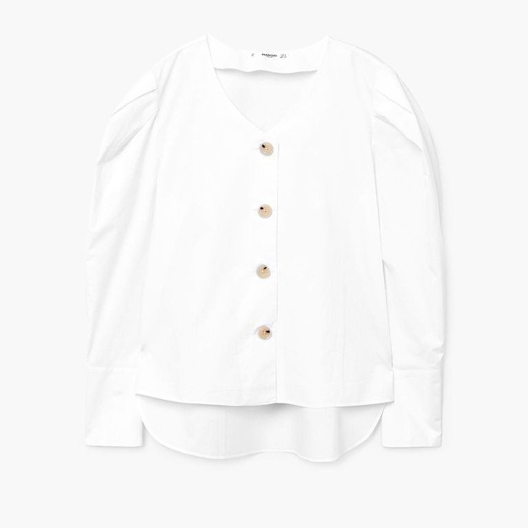 EMI WHITE PUFF SLEEVE SHIRT