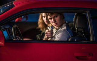 Baby Driver Lily James Ansel Elgort