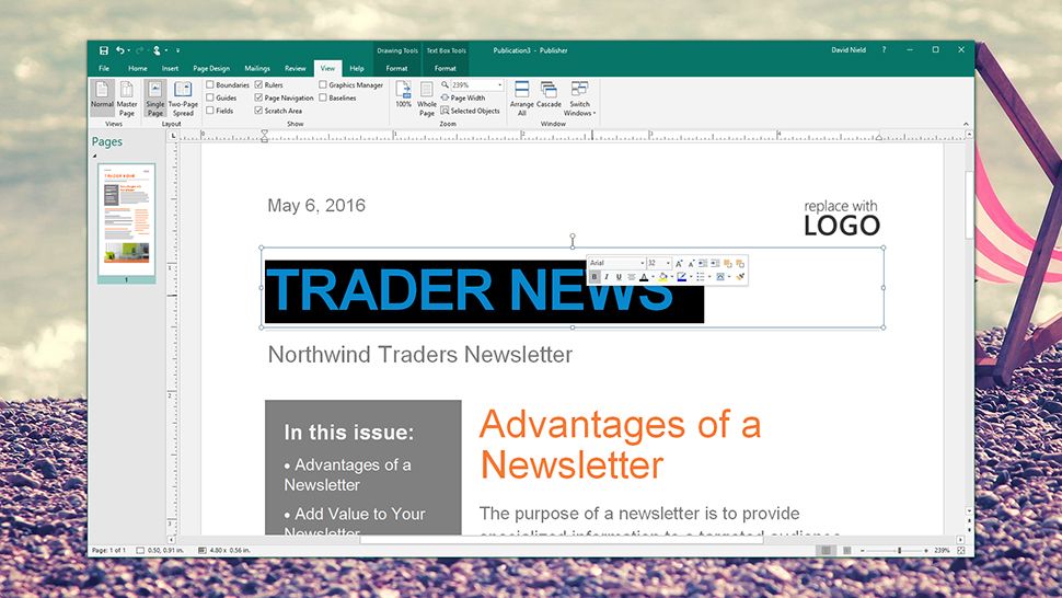 Microsoft Publisher review