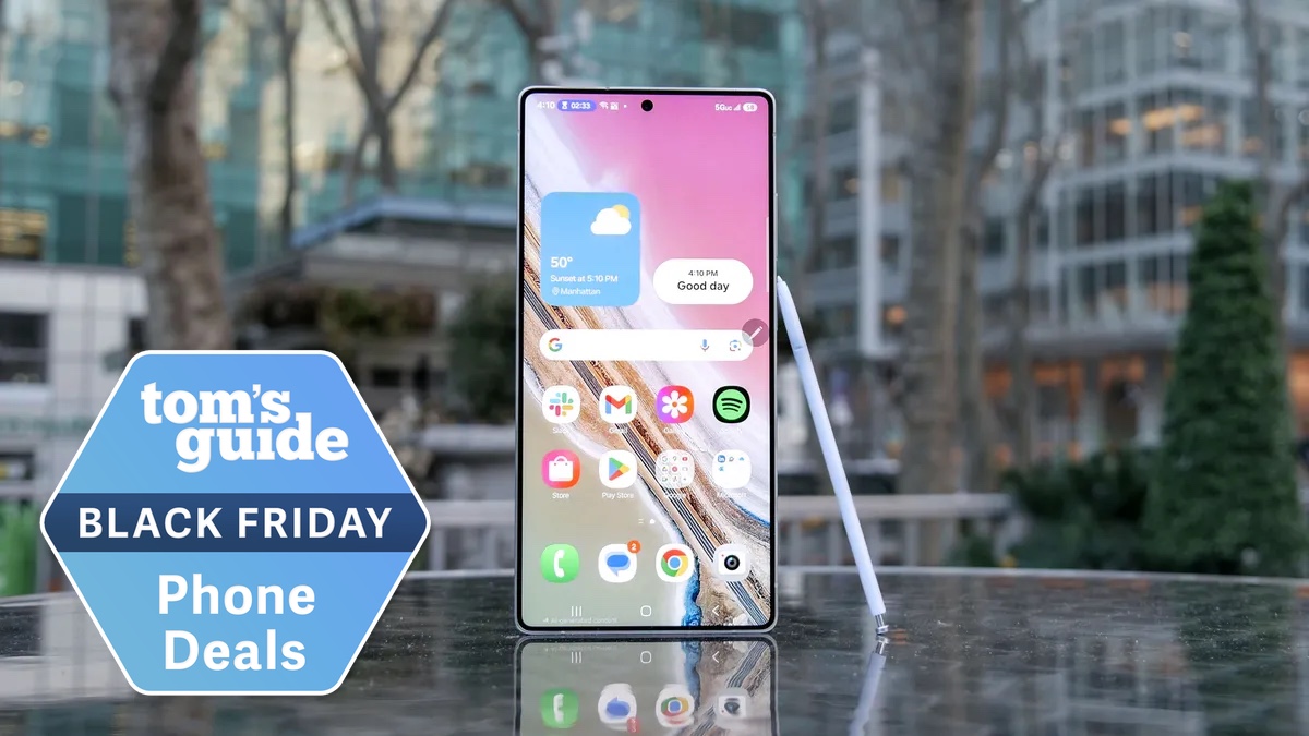 galaxy s25 ultra with black friday deal label