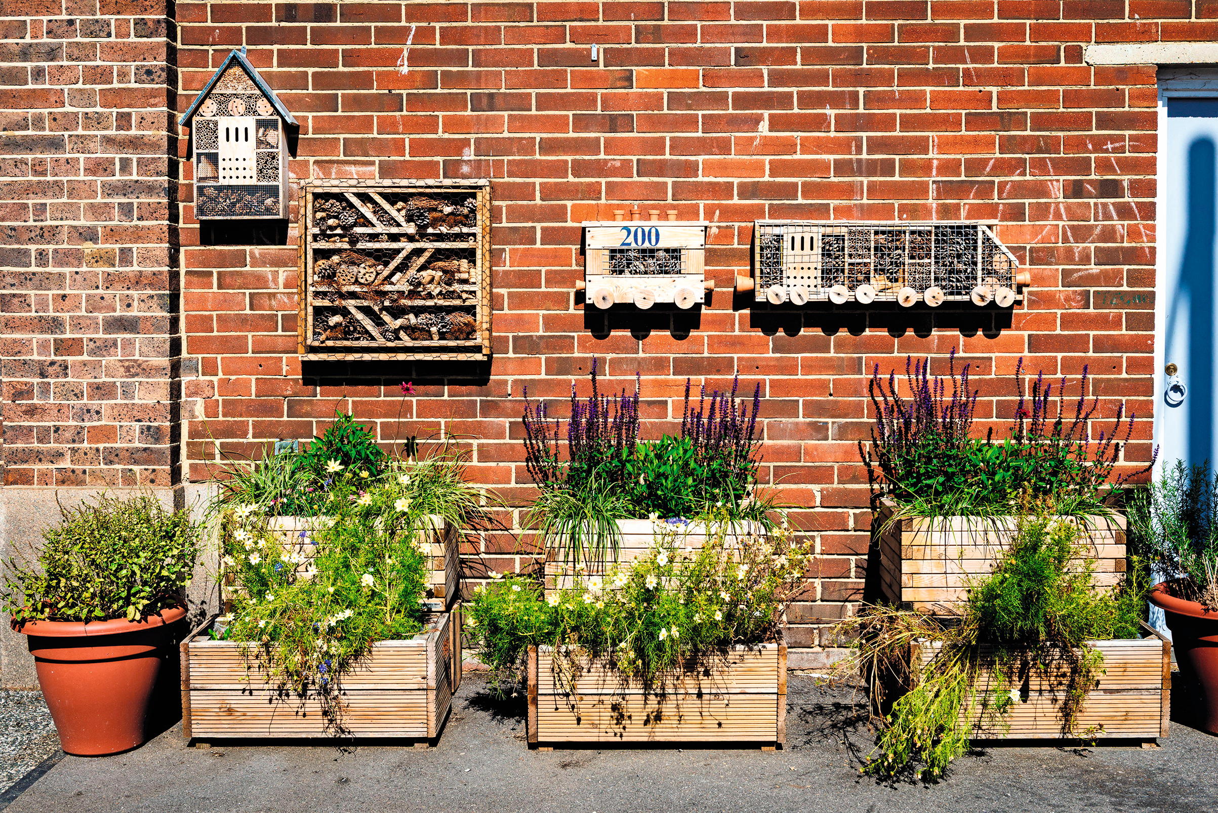 Railway station gardens