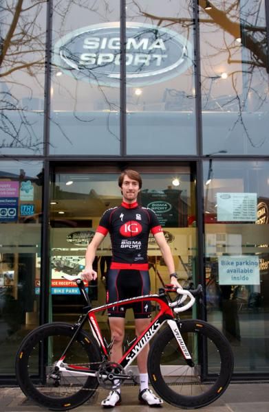 Daniel Lloyd and the IG - Sigma Sport Specialized bike for 2012