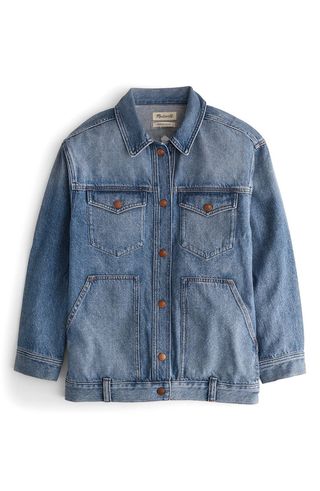 The Oversized Trucker Jean Jacket