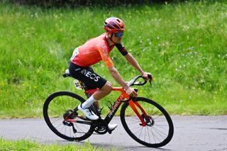 LELIORAN FRANCE JULY 10 Tom Pidcock of The United Kingdom and Team INEOS Grenadiers competes during the 111th Tour de France 2024 Stage 11 a 211km stage from EvauxlesBains to Le Lioran 1239m UCIWT on July 10 2024 in Le Lioran France Photo by Tim de WaeleGetty Images