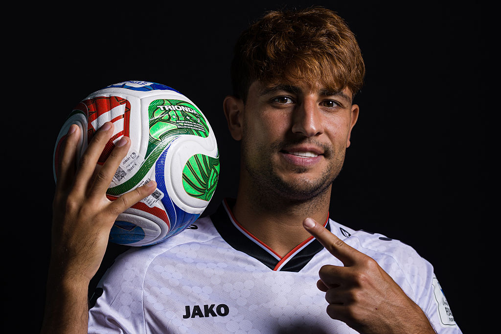 Mohanad Ali #10 of Iraq poses for a portrait during the official FIFA World Cup 2026 portrait session on June 12, 2026 in White Sulphur Springs, West Virginia