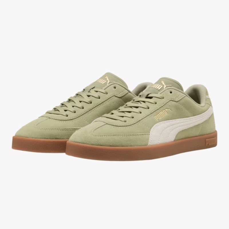 sage green Puma trainers