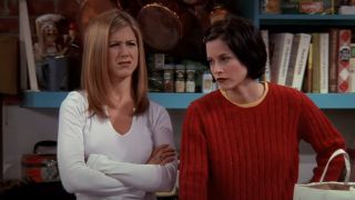 Monica and Rachel in Friends.