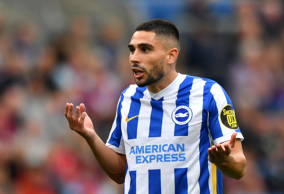 Brighton striker Neal Maupay