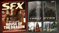 The cover and some of the contents of SFX issue 406.
