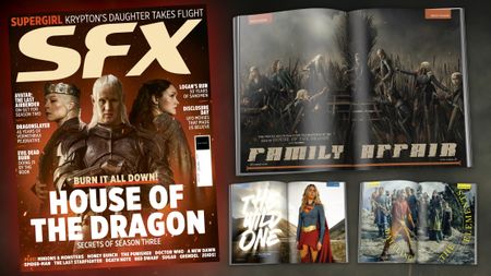 The cover and some of the contents of SFX issue 406.