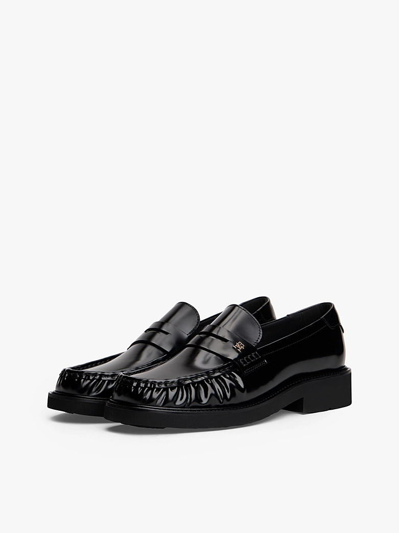 Tommy Hilfiger, Leather Square Toe Loafers