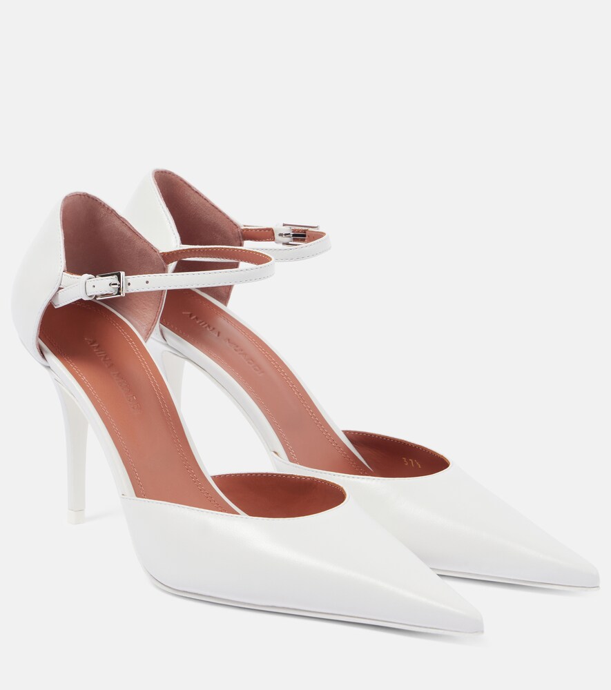 Barbara Mary Jane Leather Pumps